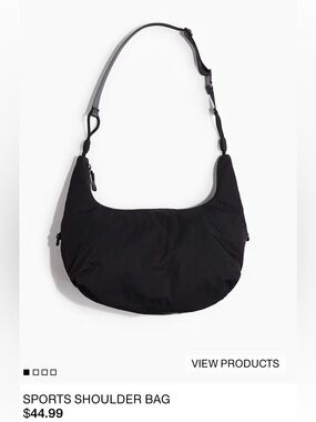 H&M Black Crossbody Shoulder Bag